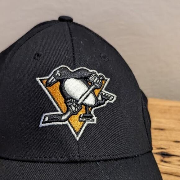 Pittsburgh Penguins Hockey Sports Adjustable Men's Baseball Cap - Picture 2 of 7